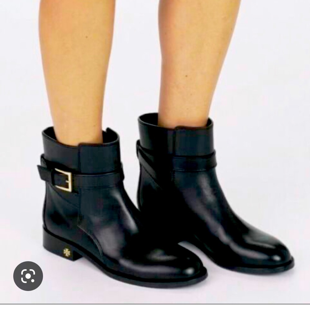 Tory Burch - Brooke Ankle Bootie (Tumbled Leather) Size 9